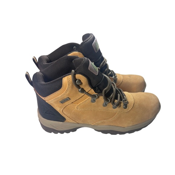 Ozark Trail Men's Hiker Wheat Leather Waterproof Hiking Boots Size 12 NEW - Picture 1 of 12